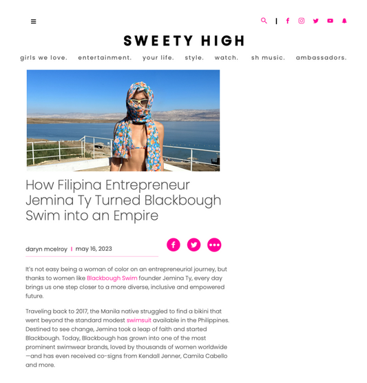 SWEETY HIGH: How Filipina Entrepreneur Jemina Ty Turned Blackbough Swim into an Empire