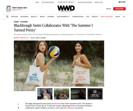 WWD: Blackbough Swim Collaborates With ‘The Summer I Turned Pretty’