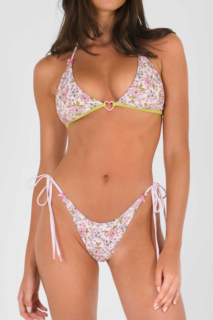 Zoey Side-Ties Adjustable Bottoms / Flora and Fauna