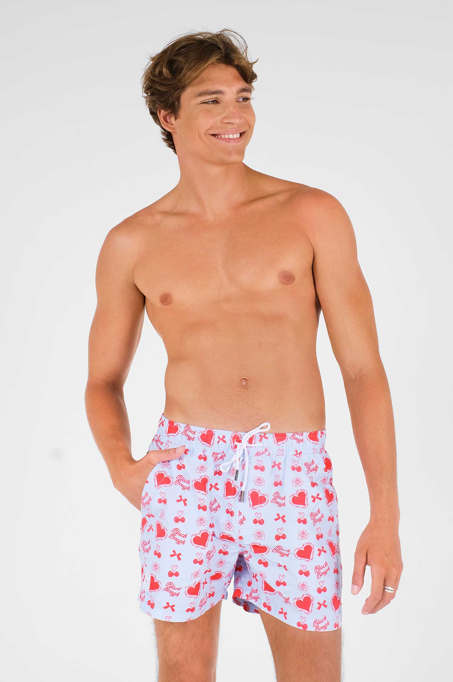 Men's Board Shorts / Candy Hearts