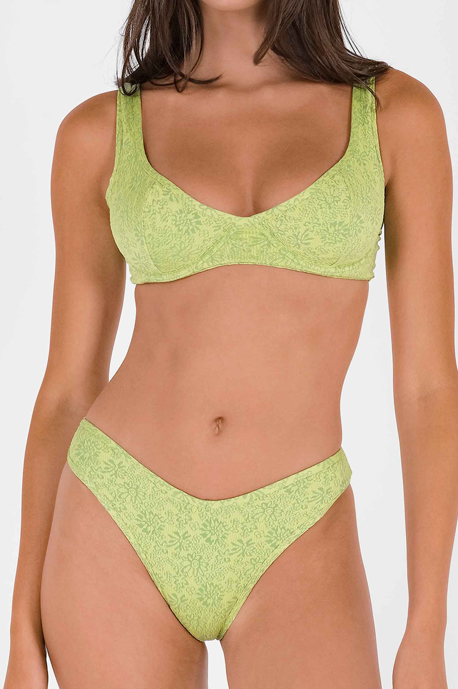 Giselle Underwire Top / Jungle Jacquard FINAL SALE