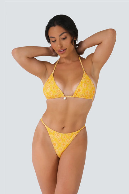 Parker Ruched Cheeky Bottoms / Mimosa