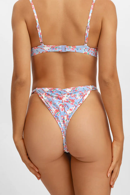 Giana Ruched Cheeky Bottoms / Summer Berries