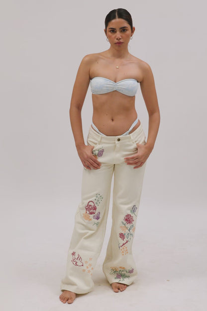 Lauren Embroidered Pants / Spellbound