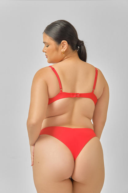 Cheeky V Bottoms / Shanghai Red