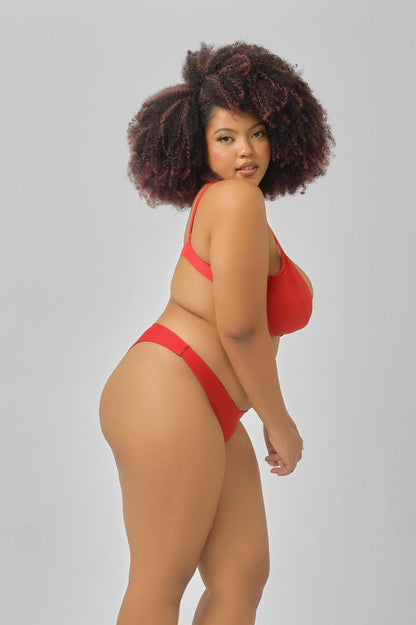 Cheeky V Bottoms / Shanghai Red