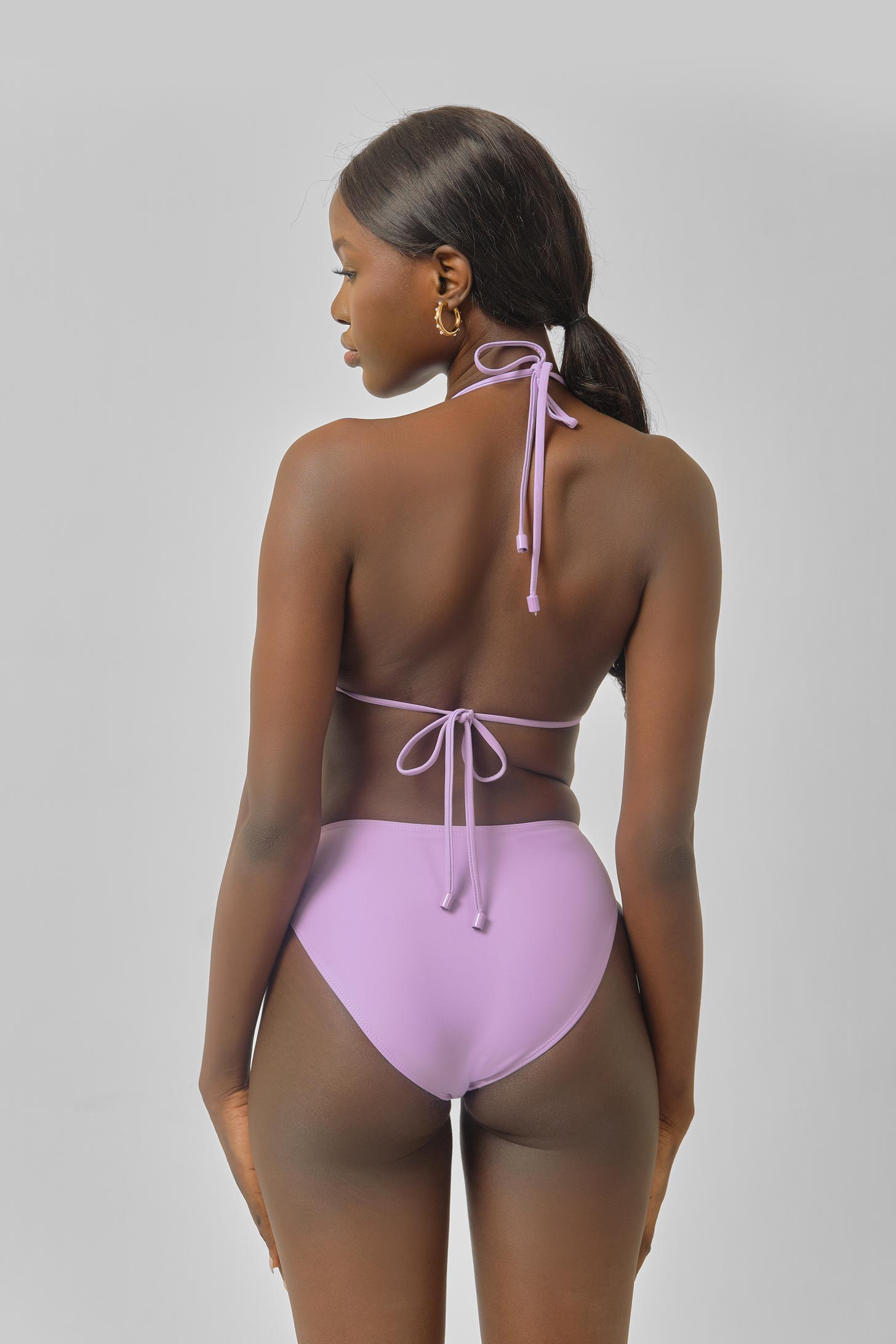 High Waist Bottoms / Provence Purple