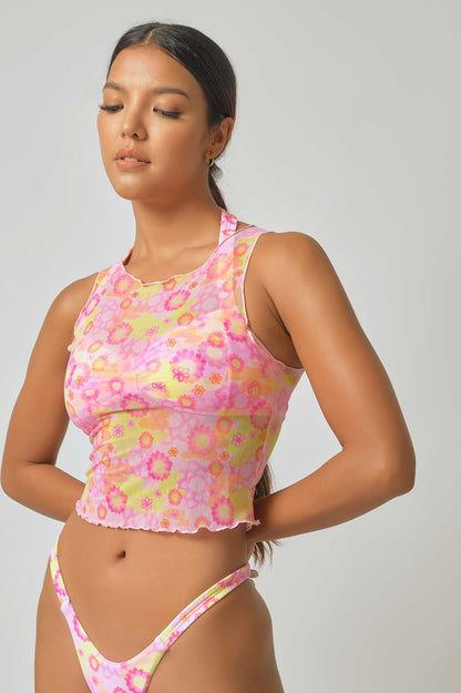 Koa Sheer Tank / Pink Fairyland FINAL SALE