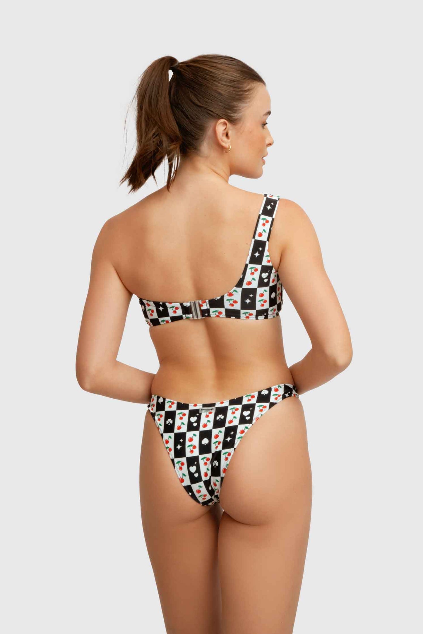 Tasha Side-Ring Cheeky Bottoms / Checkmate FINAL SALE