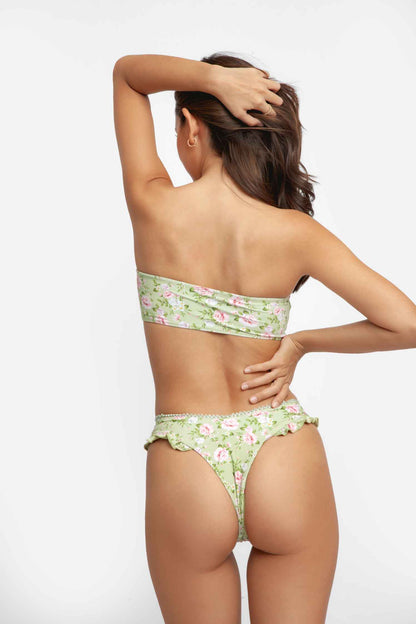 Candice Ruffled Cheeky Bottoms / Nantucket