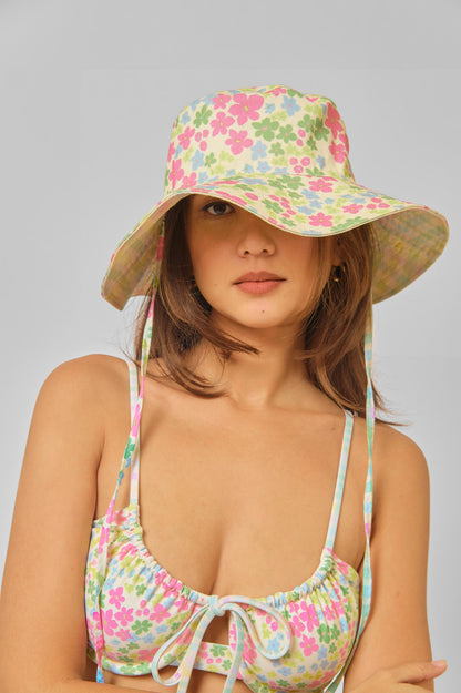 Reversible Floppy Hat / Pastel Party FINAL SALE