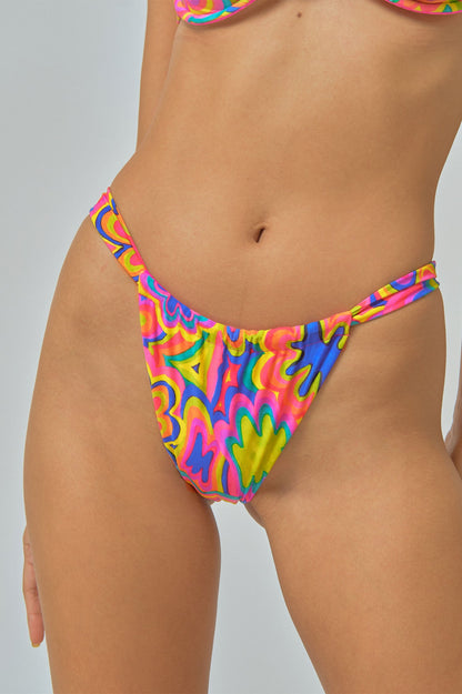 Georgia Scrunched Adjustable Bottoms / Sour Slush FINAL SALE