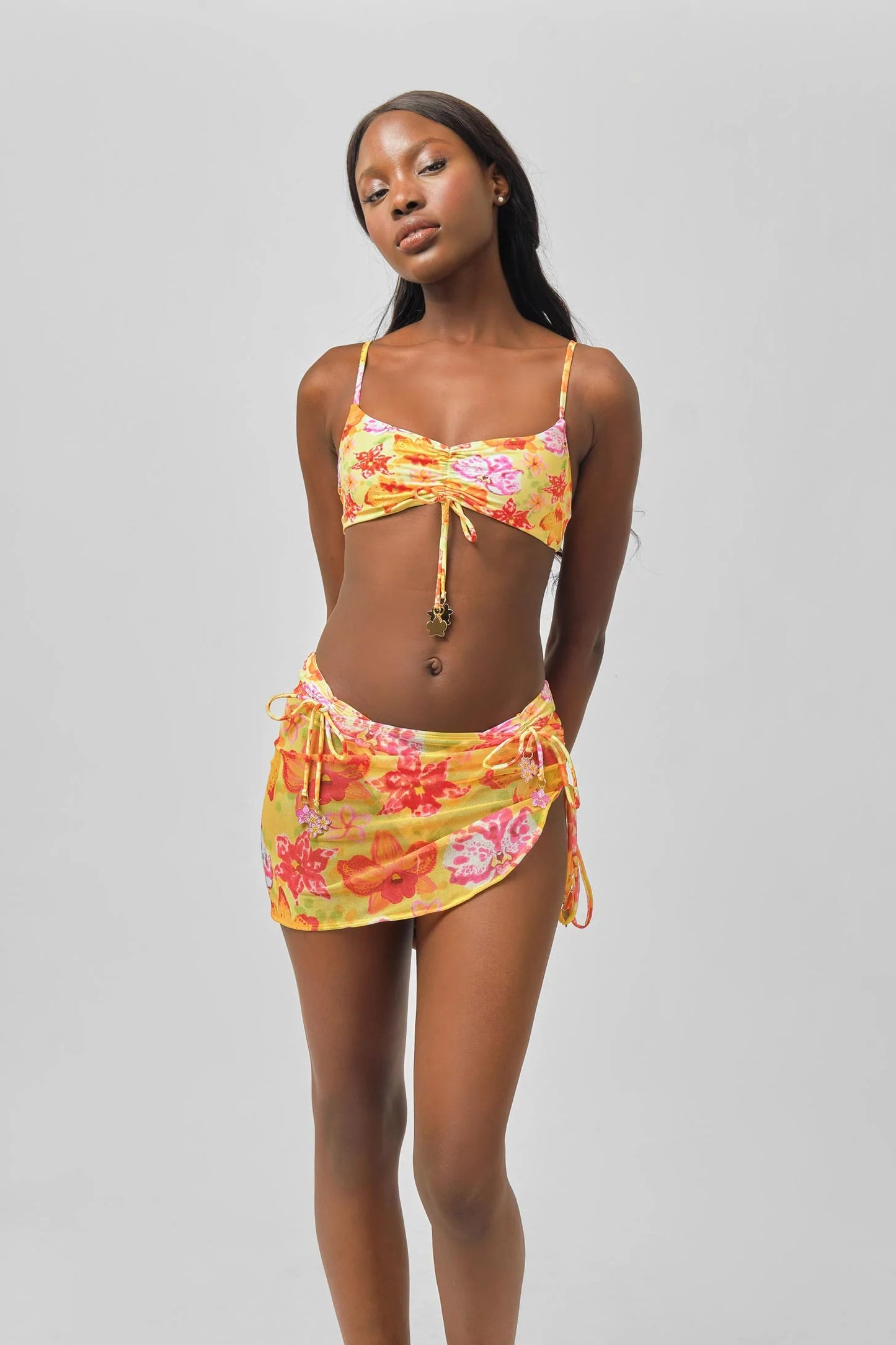 Bimini Mesh Skirt / Super Bloom FINAL SALE