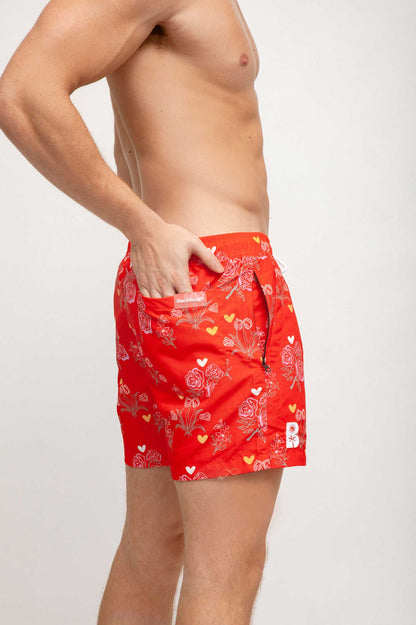 Men's Board Shorts / Rosebud